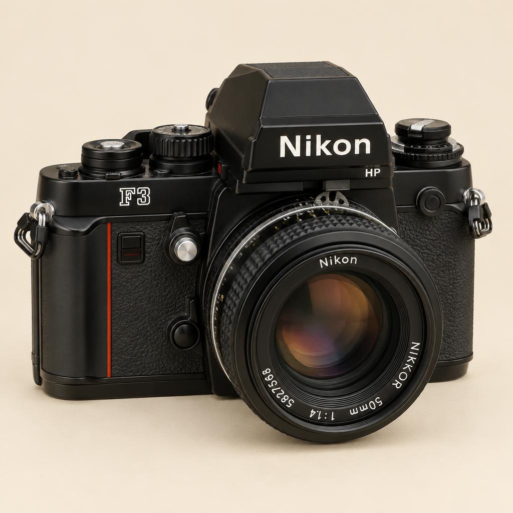 Nikon F3 HP + Nikkor 50mm f/1.4